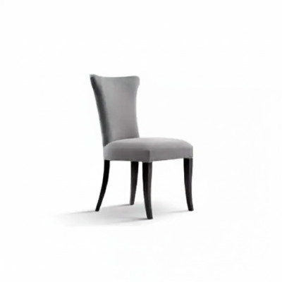 Silla clásica de diseñador, silla de comedor de madera de lujo, muebles de madera.