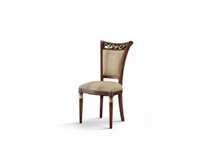 Silla de madera muebles italianos sillas de comedor diseño de lujo madera maciza