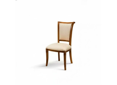 Silla de madera Muebles italianos Comedor Lujo Diseño Sillón de madera real