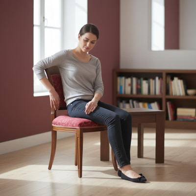 Silla de comedor de lujo, asiento de silla, sillas de comedor de madera moderna en rojo.