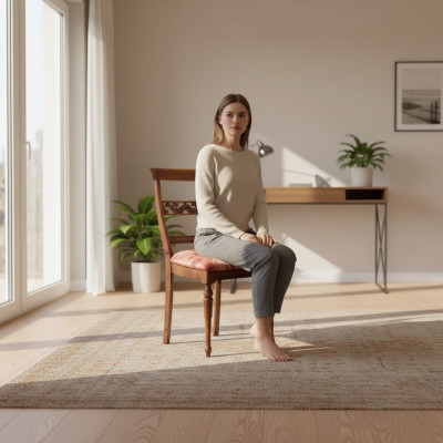 Silla clásica de diseño, silla de madera para comedor, silla de lujo de madera, muebles nuevos