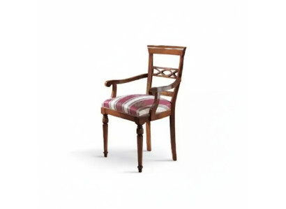 Comedor Diseñador de madera moderno Silla de respaldo marrón Silla de lujo Sillón marrón