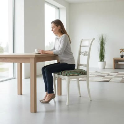 Silla clásica de diseñador de sillas de madera de lujo para comedor, muebles nuevos.