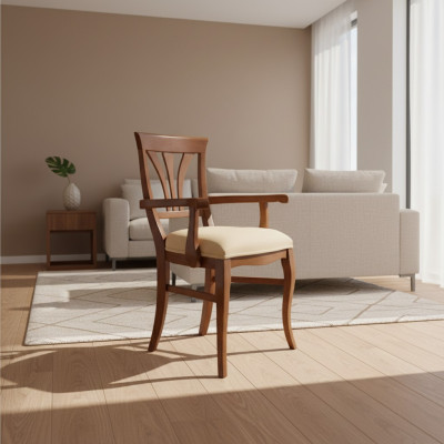 Silla de comedor Silla Madera Silla de madera Diseño Silla tapizada Sillas Nuevas