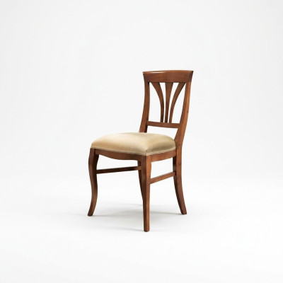 Silla Marrón Comedor Estilo Clásico Sillas Tapizadas Diseño Lujo Nuevo
