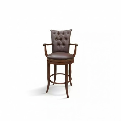 Taburetes Silla Silla de diseñador Silla de madera Silla de comedor Taburete Marrón