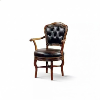 Silla de oficina de lujo silla de oficina silla de oficina de cuero sintético silla de diseñador muebles de madera
