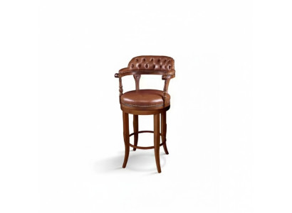 Taburetes de bar Chesterfield, sillas, butaca, silla, sillón de bar de lujo tapizados.