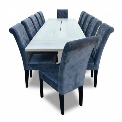 Mesa de comedor 12 sillas conjunto de comedor moderno sillas mesa 13 piezas.