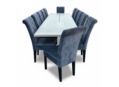 Mesa de comedor 12 sillas conjunto de comedor moderno sillas mesa 13 piezas.