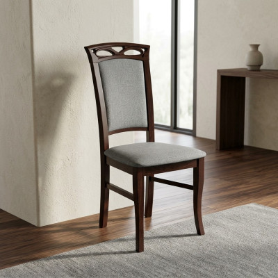 Silla de comedor de lujo Sillas clásicas de madera, diseño de silla de madera nuevos muebles