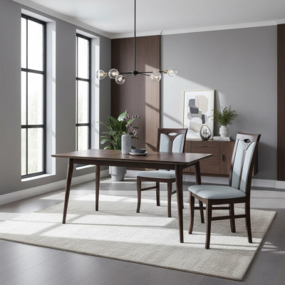 Sillas clásicas de madera, silla de madera diseño de lujo silla de comedor nueva.