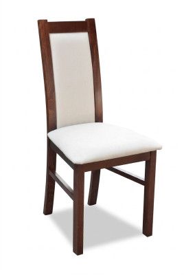 Silla 1 asiento comedor de madera Sillón diseño Lujo Sillas clásicas con respaldo.