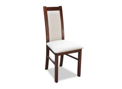 Silla 1 asiento comedor de madera Sillón diseño Lujo Sillas clásicas con respaldo.