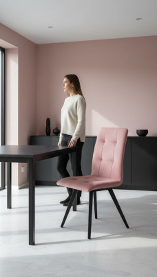 Silla de comedor de lujo, muebles de madera clásicos, silla de diseñador clásica de madera.