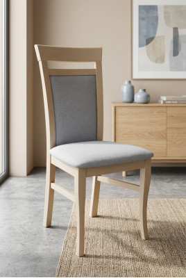 Silla de comedor sin apoyabrazos Clásico Nuevo Diseñador Asiento acolchado