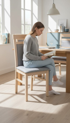 Sillas sala de estar comedor Sillón Silla tapizada sin reposabrazos Lujo