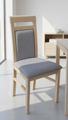 Sillas sala de estar comedor Sillón Silla tapizada sin reposabrazos Lujo