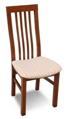 Silla marrón diseño sala de estar comedor madera sillas tapiz muebles nuevos