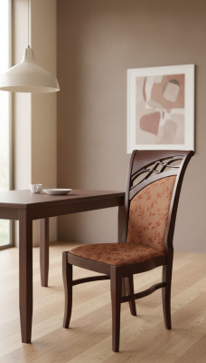 Silla Diseñador Sillón Tapizado Sillas Comedor Tela Muebles Nuevos