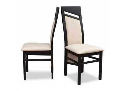 Silla marrón tapizada silla moderna muebles de asiento de comedor tapizados tela nueva