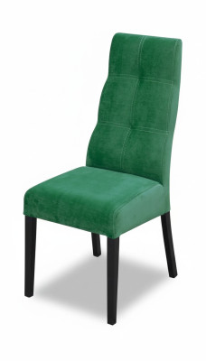 Silla de madera silla tapizada comedor diseño de lujo silla con respaldo madera auténtica nueva