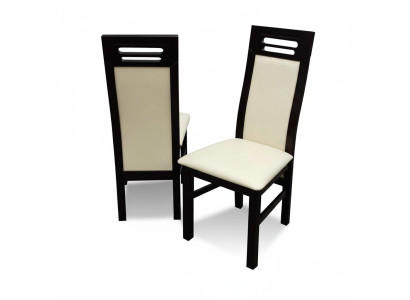 Silla sin apoyabrazos Silla de comedor de madera Comedor Negro Diseño Moderno