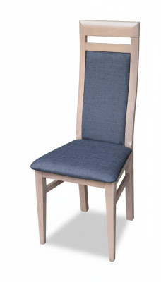 Diseño de silla de sala de estar, sillas de comedor de madera, asiento acolchado sin reposabrazos, nuevas.