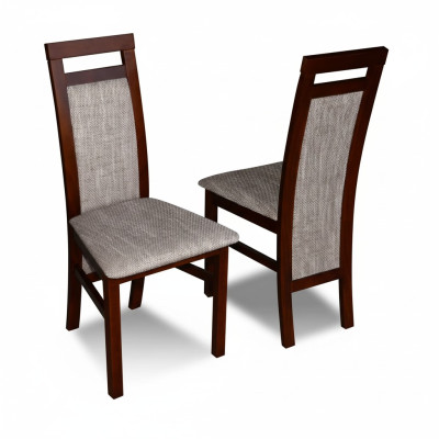 Silla sin apoyabrazos Sillón Tapizado de madera Textil Madera Silla Nueva