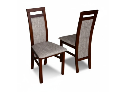 Silla sin apoyabrazos Sillón Tapizado de madera Textil Madera Silla Nueva