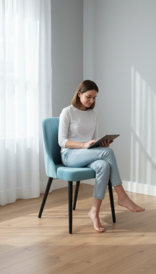 Silla de comedor de diseñador de estilo de lujo de madera, silla tapizada clásica nueva
