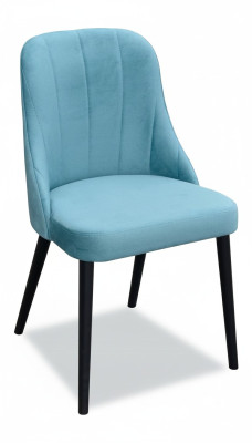 Silla de comedor de diseñador de estilo de lujo de madera, silla tapizada clásica nueva