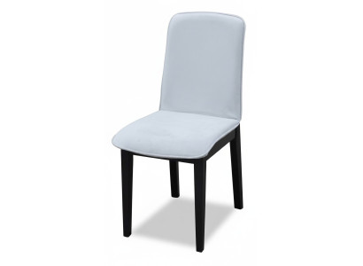 Silla blanca, comedor, estilo clásico, sillas tapizadas, diseño de lujo, nuevo.