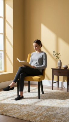 Silla tapizada sin apoyabrazos con asiento de lujo, silla de salón nueva