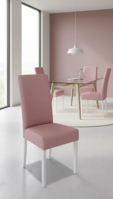 Silla de comedor de lujo rosa diseño silla silla de madera muebles silla nueva