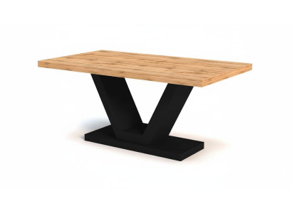 Mesa de comedor Mesa de lujo Sala de estar Comedor Madera Diseño Mesas Nueva 160cm