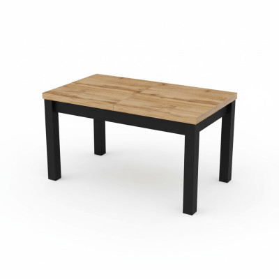 Mesa de comedor moderna de diseño marrón de madera para sala de estar, nuevo.