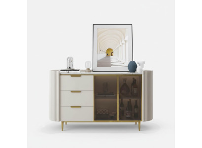 Diseñador cómoda aparador armario sala de estar estante acero inoxidable tablero de lujo