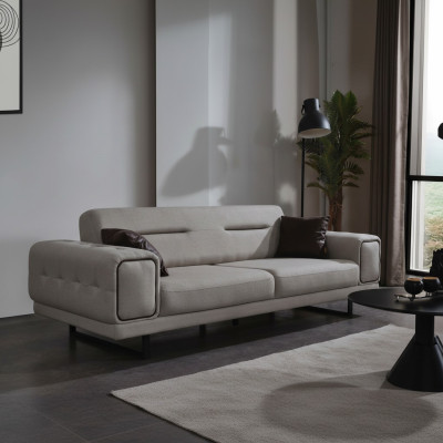 Moderno sofá de tres plazas para la sala de estar Lujo sofás Diseño de sofás nuevo