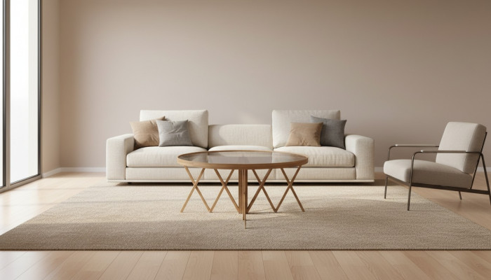 Mesa de café de diseño de lujo, mesa de sofá de diseño, configuración de diseñador de sala de estar.