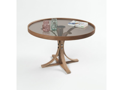Mesa de centro de lujo para salón redonda, mesa de café, muebles de diseño y decoración.