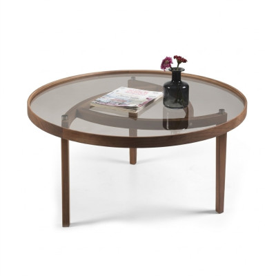 Mesa de centro Salón de lujo Mesa auxiliar Sala de diseñador Mesa de vidrio