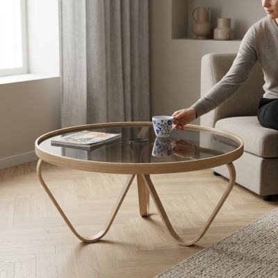 Mesa de centro Diseño moderno Muebles de lujo de mesa de café Asistente de mobiliario