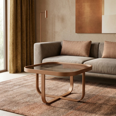 Moderna mesa de centro diseño de madera para sala de estar auxiliar.