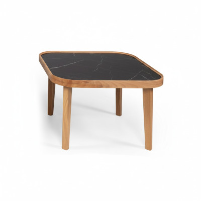 Mesa de centro moderna de diseñador, mesa de sala de estar, mesa auxiliar de lujo, decoración.