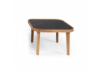 Mesa de centro moderna de diseñador, mesa de sala de estar, mesa auxiliar de lujo, decoración.