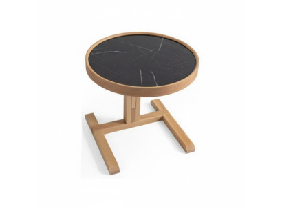 Mesa de centro redonda para sala de estar - mesa auxiliar de diseño - mobiliario nuevo