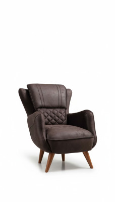 Muebles de lujo, sillón de sala de estar, asiento tapizado, diseño moderno, sillón tapizado.