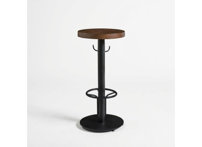 Mesa alta redonda mesa alta moderna de madera marrón muebles nuevos diseño de lujo