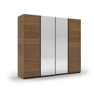 Armario de dormitorio de madera moderno de diseño de lujo